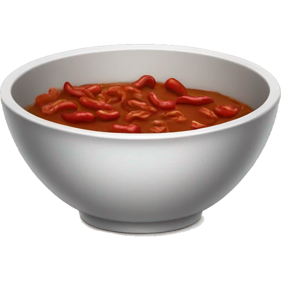 A Bowl Of Chili That Has Fallen On Hard Times emoji