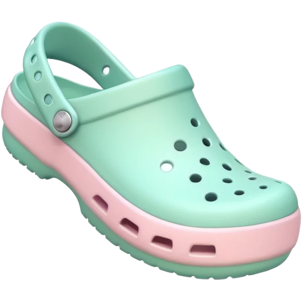 crocks fun edition in pastel color emoji