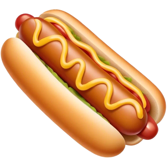 Mini hotdog emoji