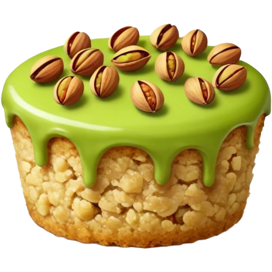 Pistachio Crumble Cakes emoji