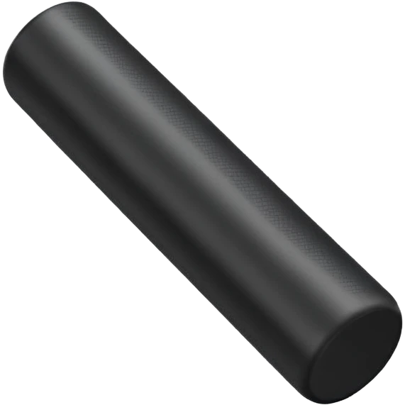 Black foam roller emoji