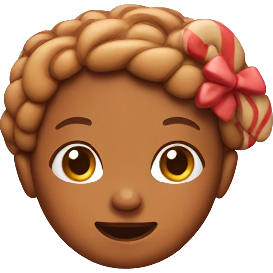 Cute Gingerbread girl emoji