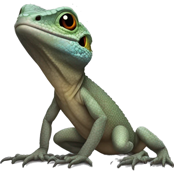 Puerto Rican Ground Lizard gray  emoji