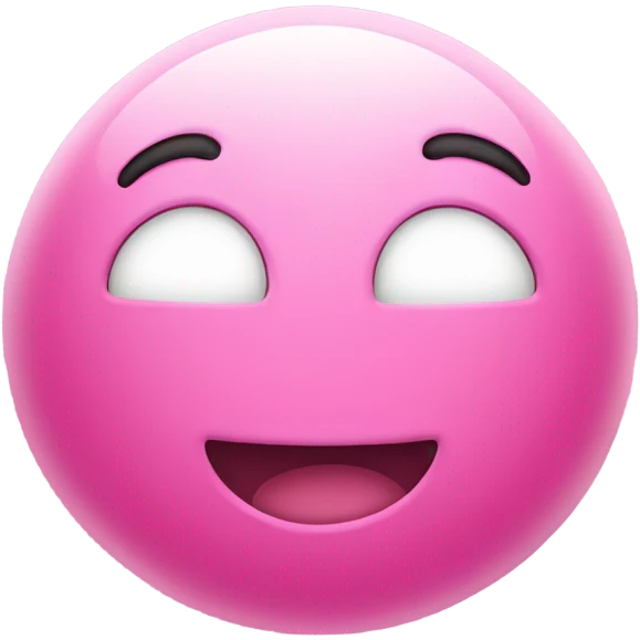 Pink fat emoji