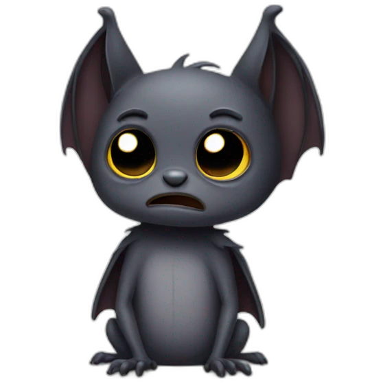 sad bat emoji