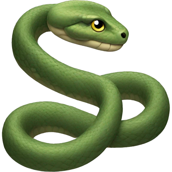 Sad snake  emoji