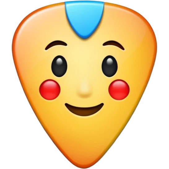 guitar pick emoji