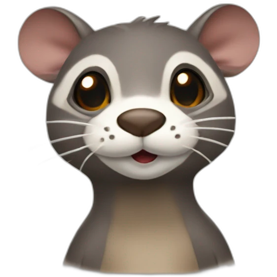 Raton laveur câlin loutre emoji