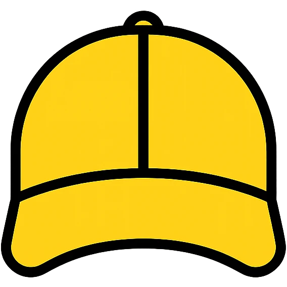 yellow baseball cap emoji