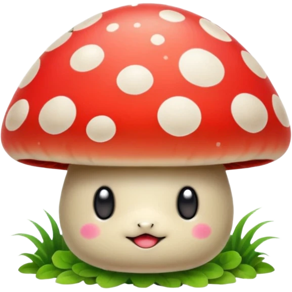 Mushroom pet emoji
