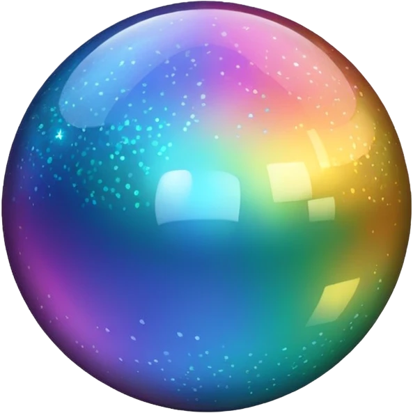 bolinha glitter emoji