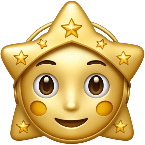 AI with the stars on emoji style emoji