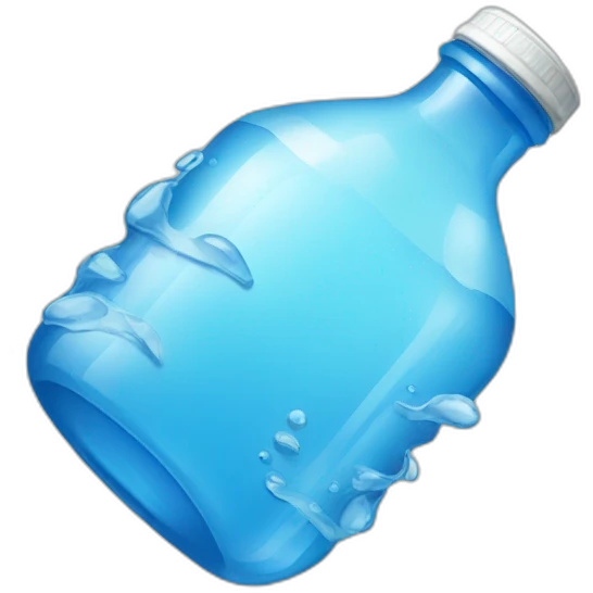 Bottle of water emoji