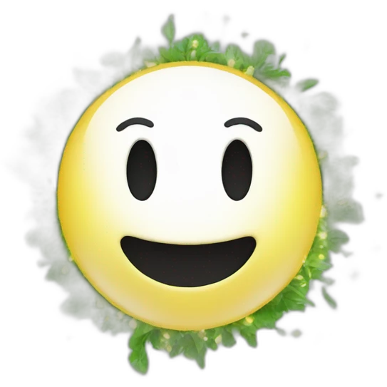 Smiley face with halo emoji