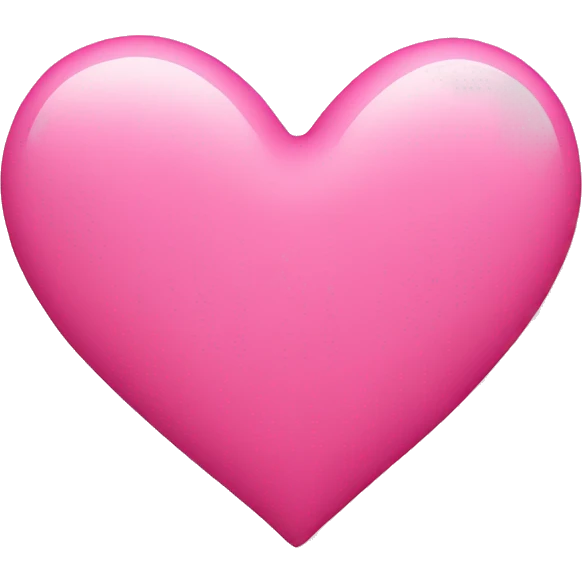 Pink heart emoji
