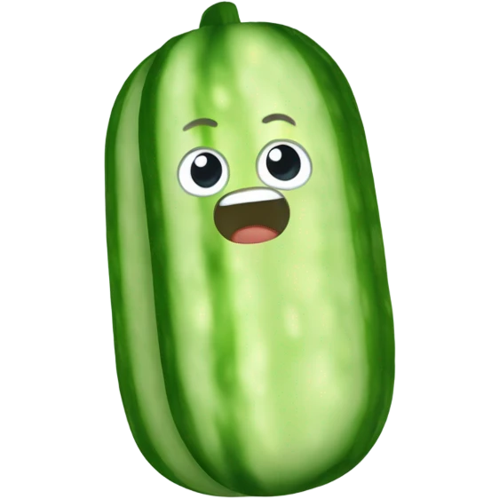 Ballistics gel cucumber emoji