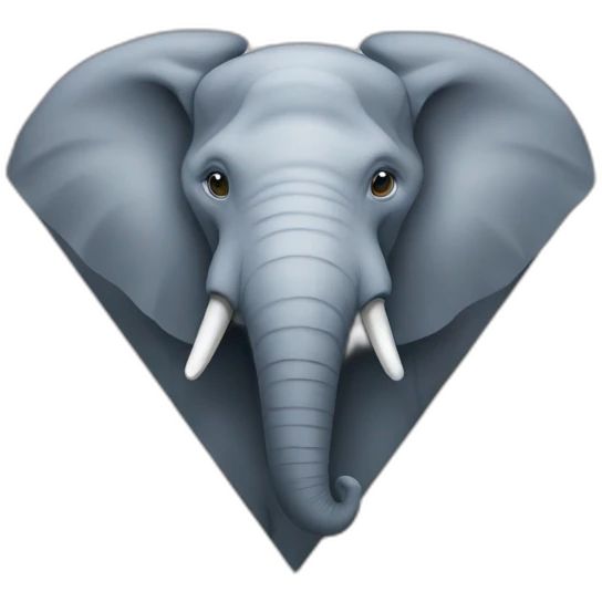 triangle-inside-ELEPHANT emoji