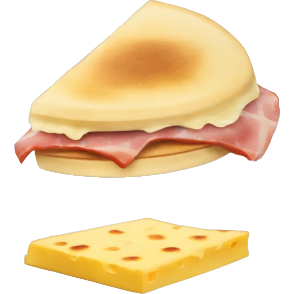 Arepa de jamón y queso emoji