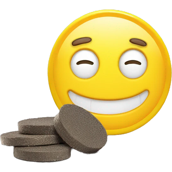 smiley with snus emoji