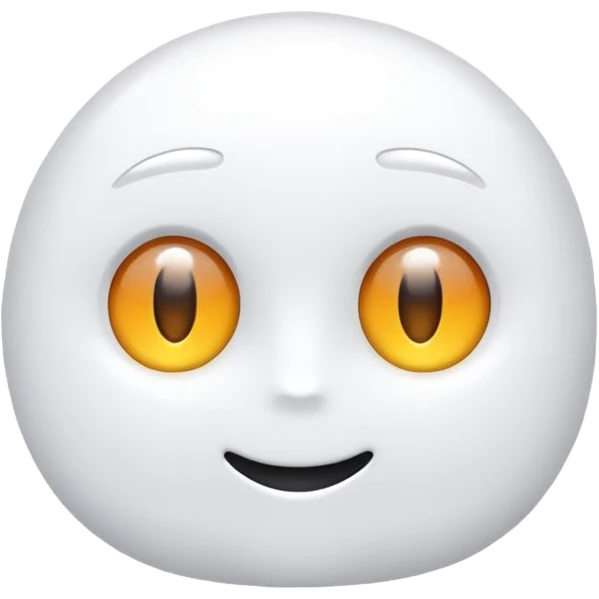 White aesthetic emoji