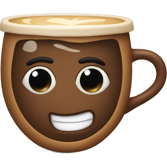 coffee heartstruck emoji