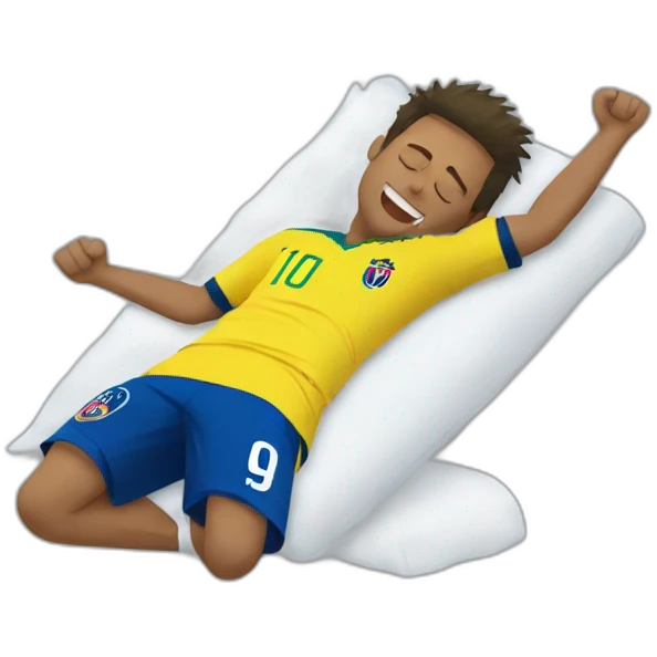 Neymar sleep celebration emoji