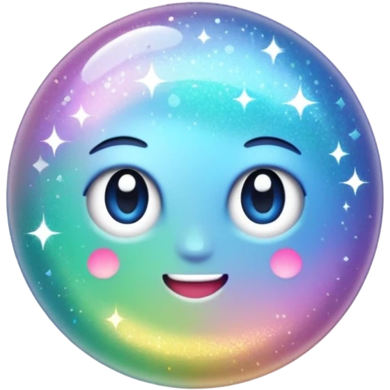 Glitter silent killer emoji