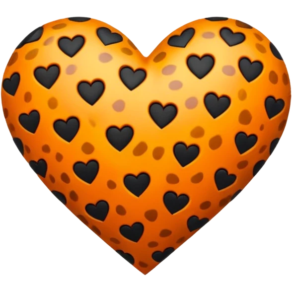 Leopar kalp emoji