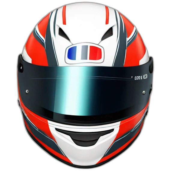 Casque de Charles leclerc emoji