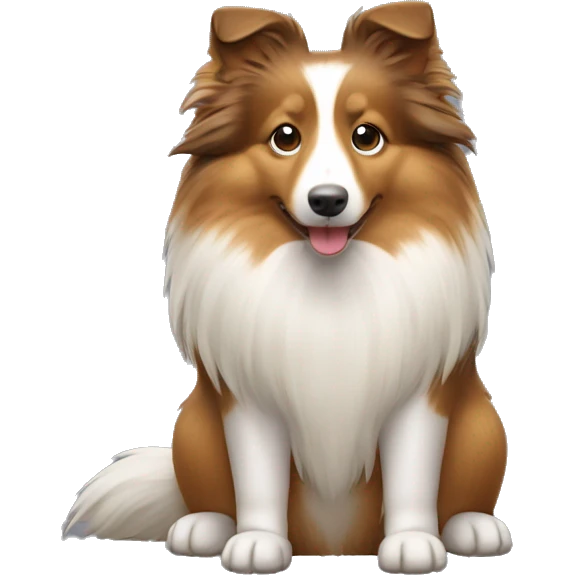 Shetland sheepdog  emoji