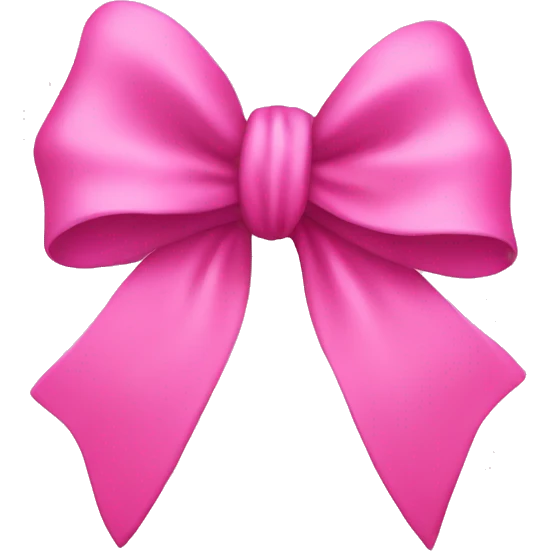 pink bow emoji