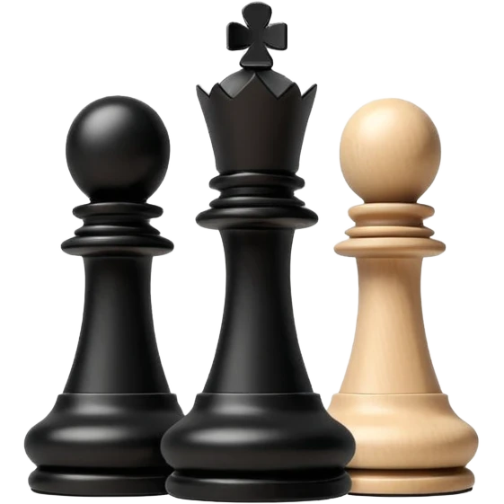 chess white and black emoji