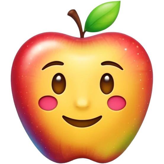 handwritten note apple like emoji style "shine unapologetically" emoji