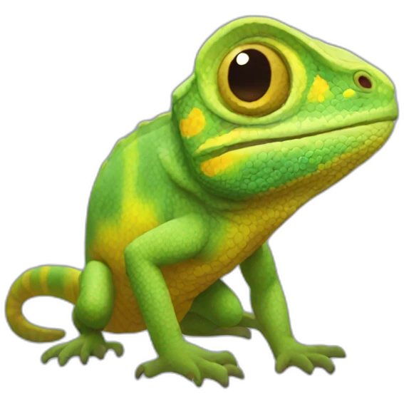 super-chameleon emoji