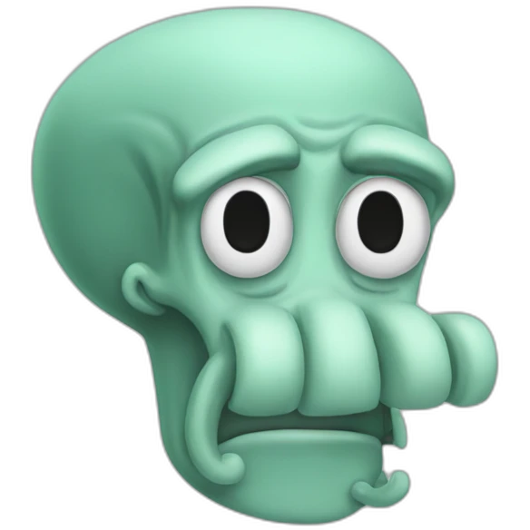 Squidward emoji