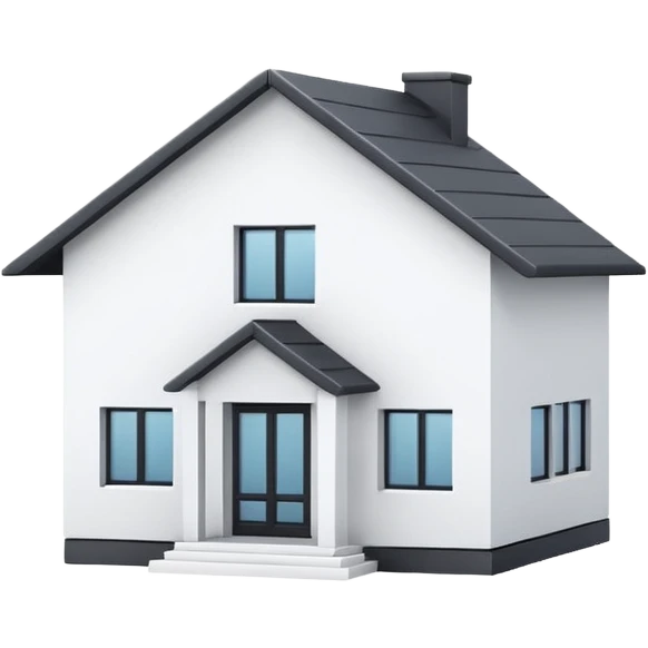 minimal house emoji