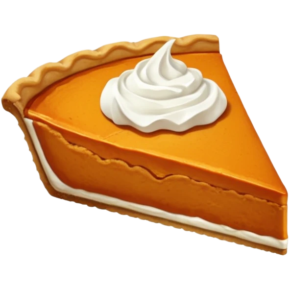 Pumpkin pie emoji