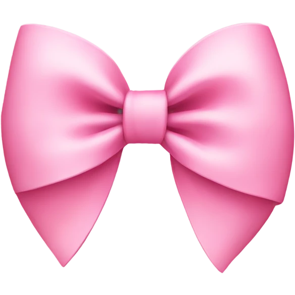 cute pink bow emoji