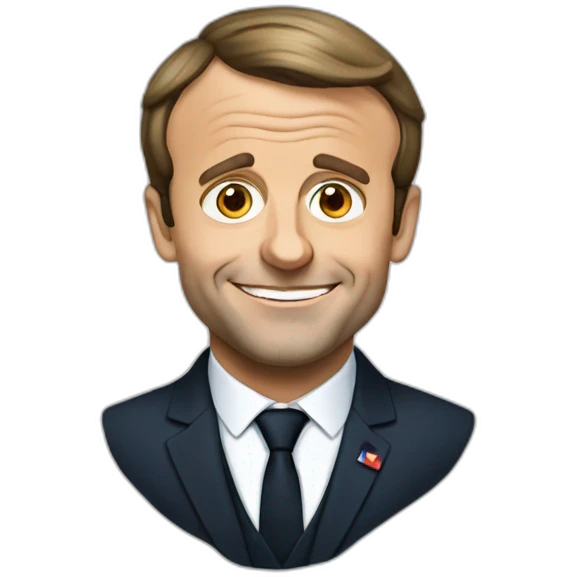 Emmanuel Macron emoji
