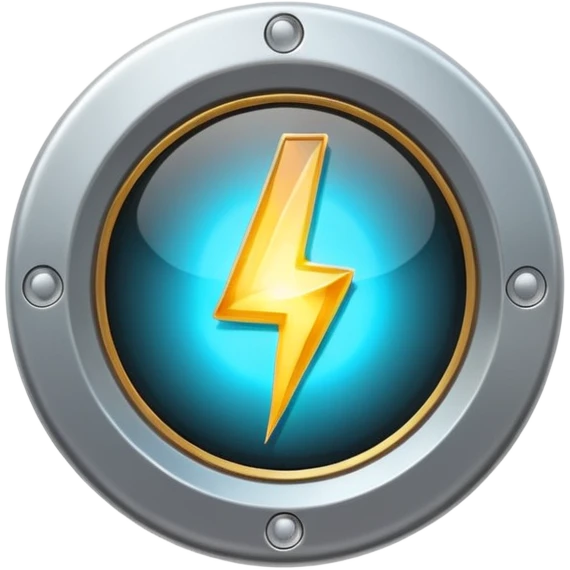 A small glowing spark inside a play button emoji