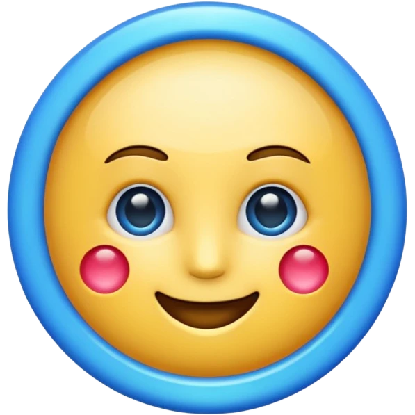 Create a verify meta parody badge  emoji with this ✅🔵 emoji