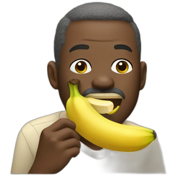George floyd eating banana emoji