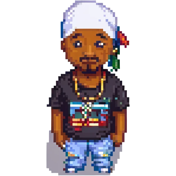 репер 2Pac, no background emoji