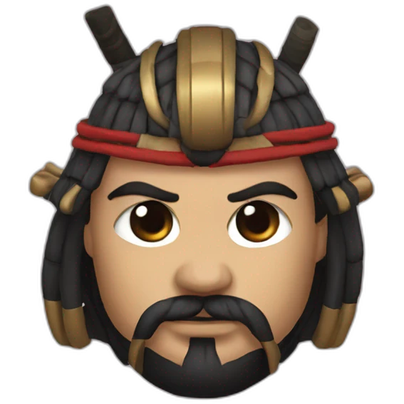 Samurai planet emoji
