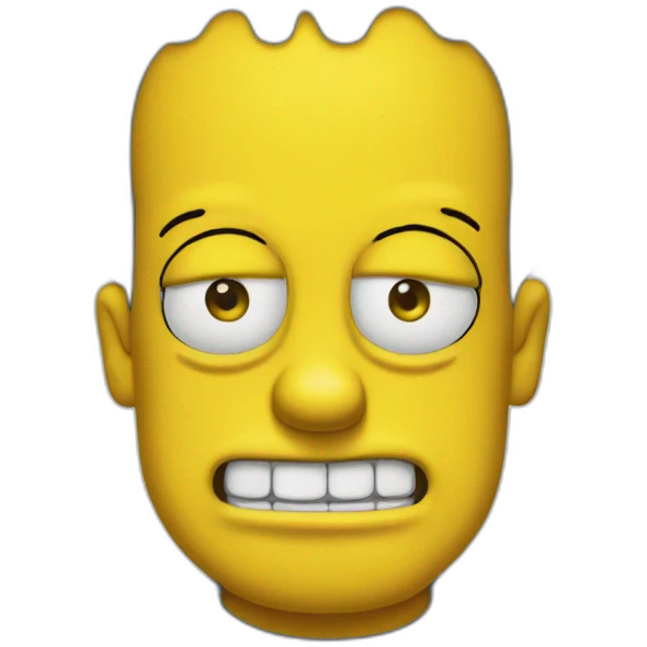 Bart from "the simpson" show emoji