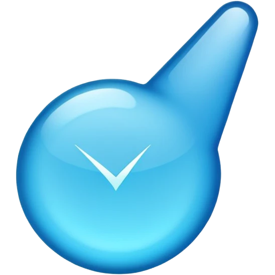 Blue tick emoji