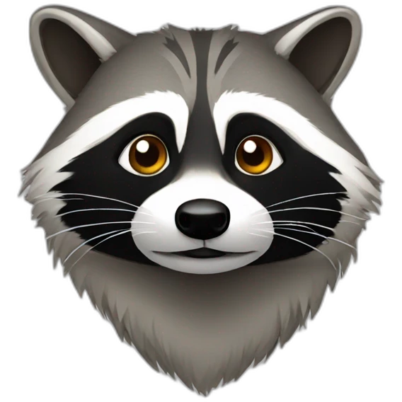 Raccoon emoji