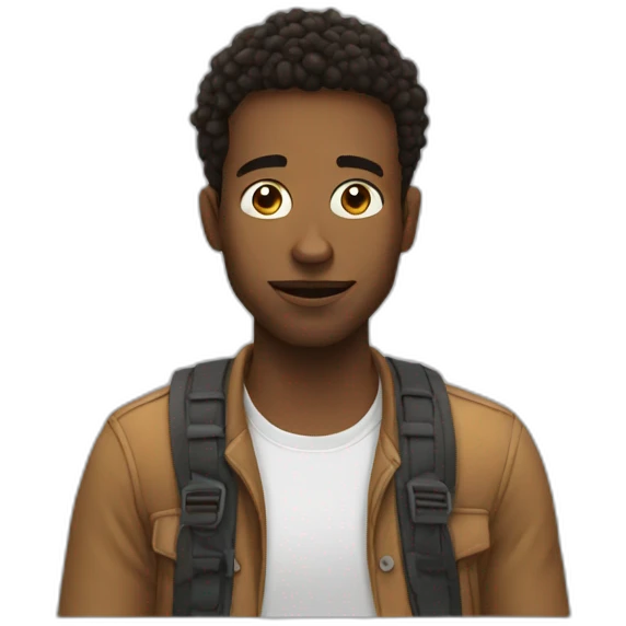 youtuber thinking emoji