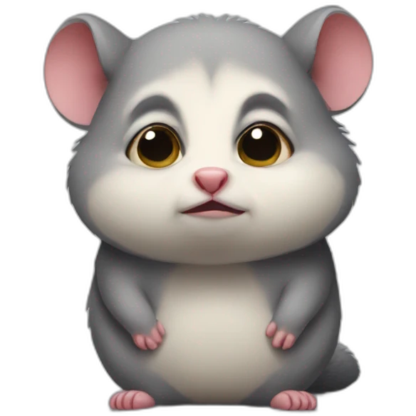 sad chubby possum emoji
