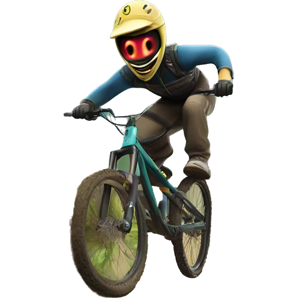 Dirt jumps im Wald emoji